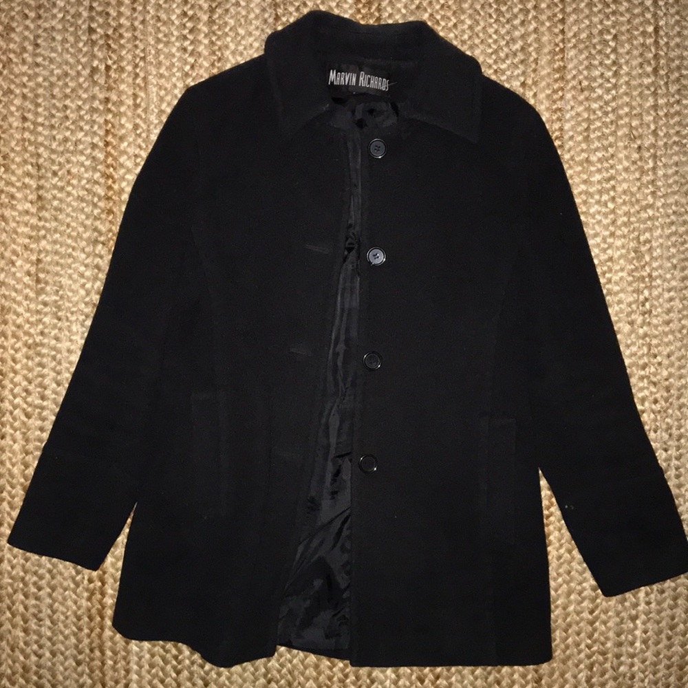 Marvin Richards Long Black Coat